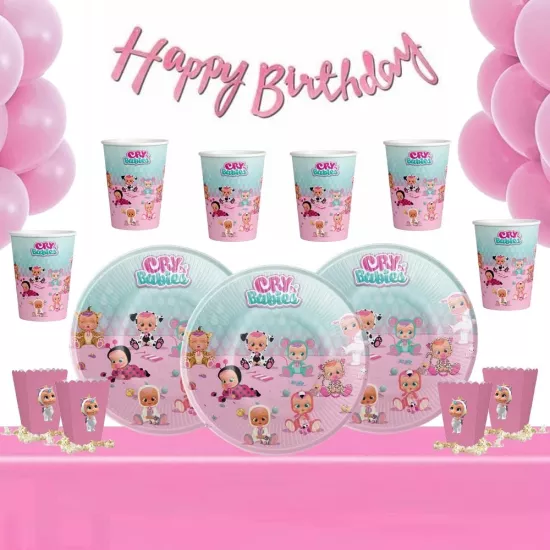 Cry Babies Doğum Günü Seti 8 Kişilik