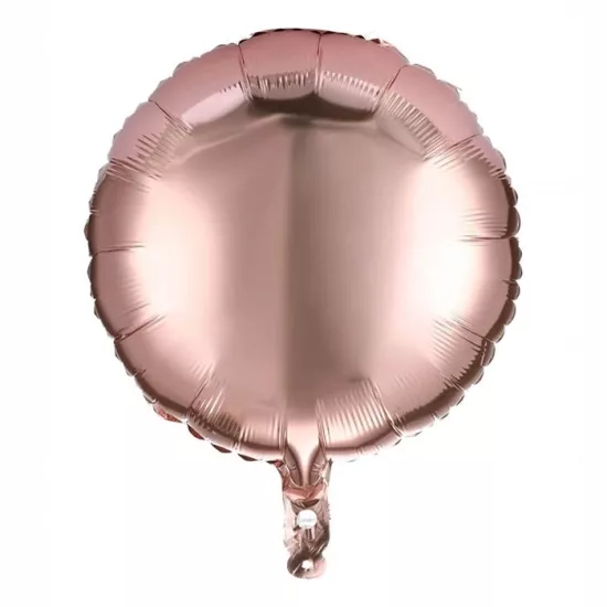 Rose Gold Yuvarlak Folyo Balon 45 cm
