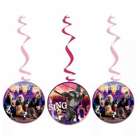 Sing 2 Temalı Sarkıt Asma Süs