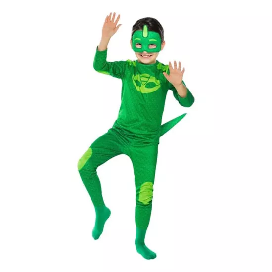 PJ Mask Kertenkele Temalı Pelerinli Maskeli