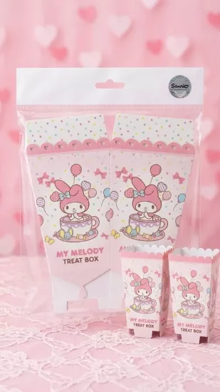 Melody Temalı Mısır Kutusu 8 Adet