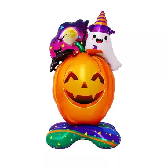 Halloween Hayaletli Balkabağı Folyo Balon