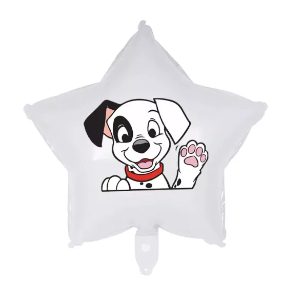101 Dalmaçyalı Çıkartmalı Folyo Balon 40 cm