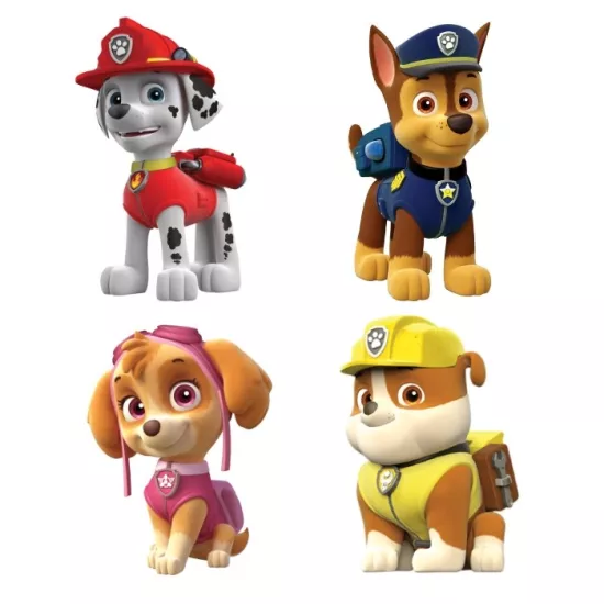 Paw Patrol Karakterleri Çıkartma Seti