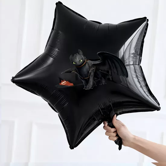 How to Train Your Dragon Temalı Siyah Yıldız