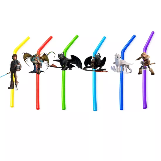 How To Train Dragon Temalı Plastik Pipet
