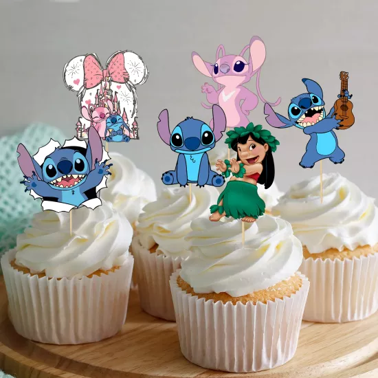 Stitch Temalı Özel Kesim Kürdan 6’lı