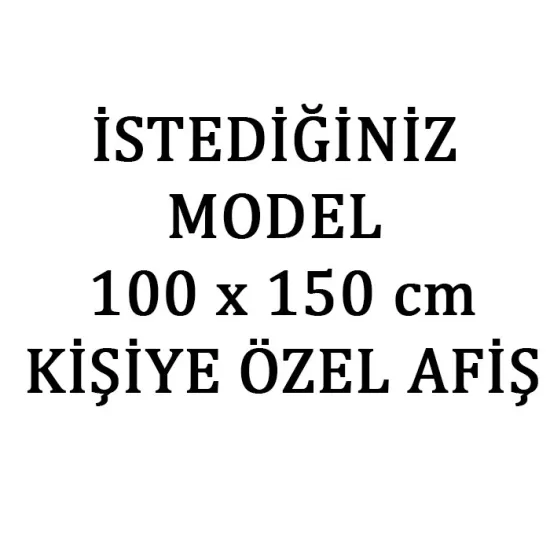 Kişiye Özel Tasarım Doğum Günü Afişi - 100 cm