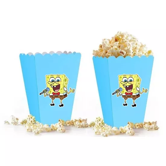 Sünger Bob Temalı Popcorn Mısır Kutusu 5’li