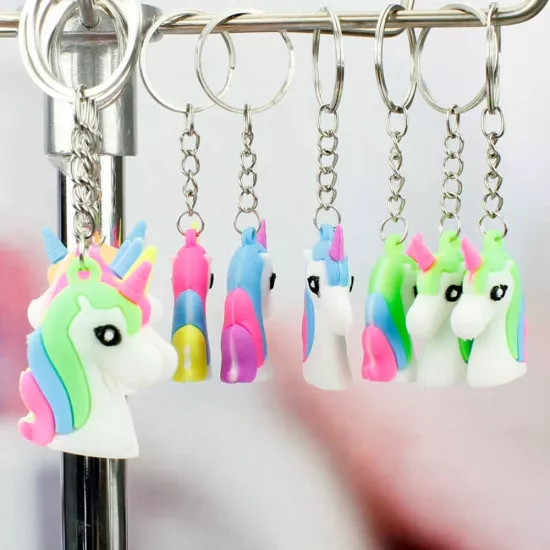 Unicorn Temalı Hediyelik Anahtarlık