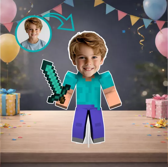 Kişiye Özel Minecraft Temalı Masa Panosu | Minecraft