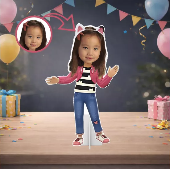 Kişiye Özel Gabby Girl Temalı Masa Panosu