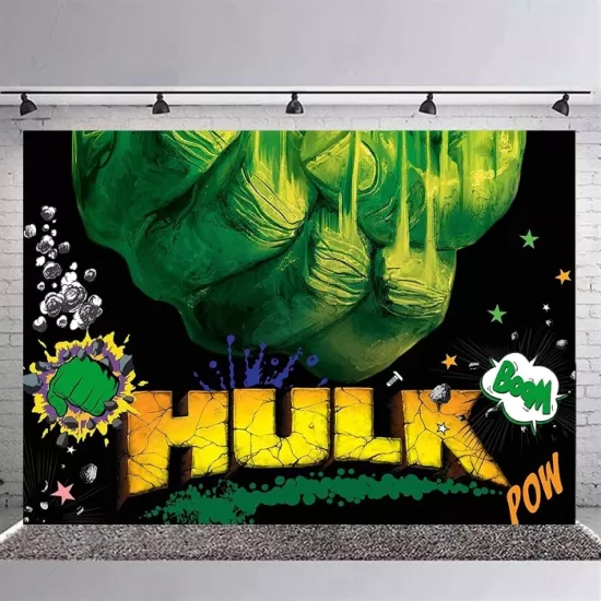 Hulk Doğum Günü Branda Afişi 2 - 2 Boy Seçenekli