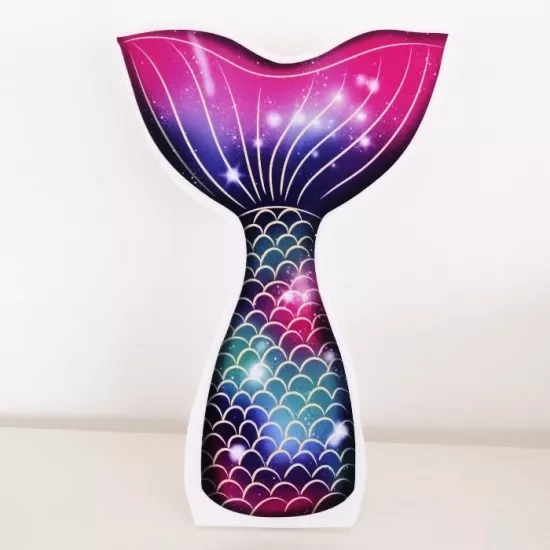 Ayaklı Dekor Pano - Deniz Kızı Kuyruk - 29 cm