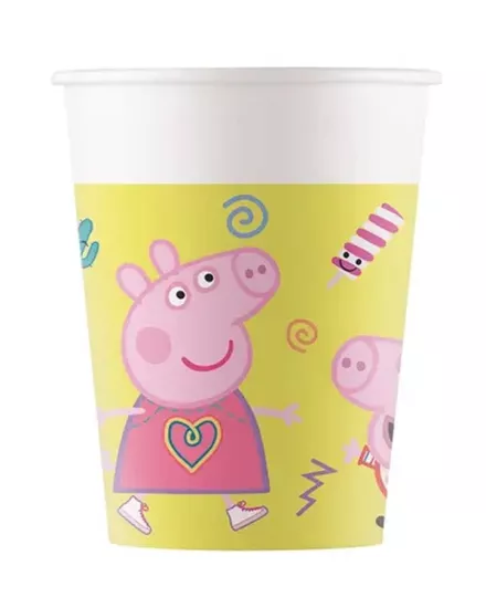 Peppa Temalı Karton Bardak 8 adet