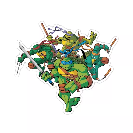 Ninja Turtles Özel Kesim Çıkartma 1 Adet