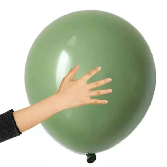 18 İnc Küf Yeşili Renk Jumbo Boy Balon