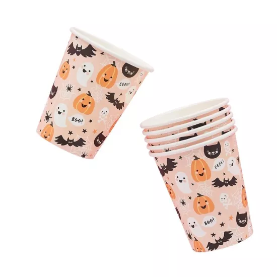 Halloween Karakterli Bardak 8 Adet