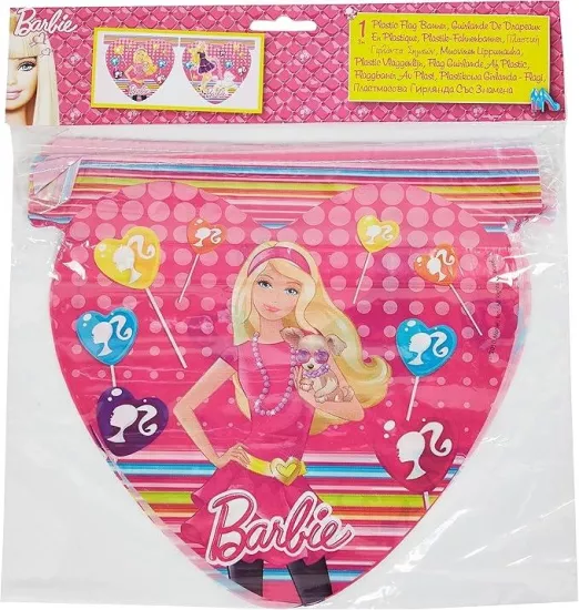Barbie Temalı Bayrak Banner