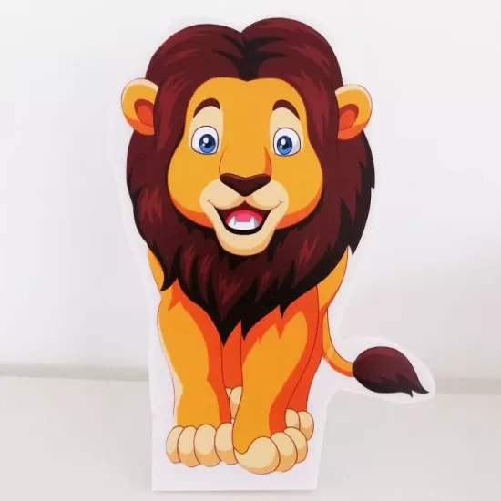 Ayaklı Pano - Aslan Temalı - 29 cm