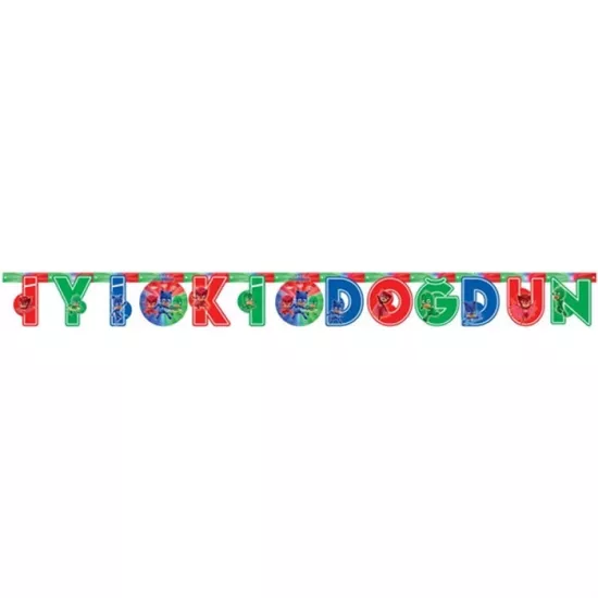 Pj Masks Pijamaskeliler Doğum Günü İyi ki Doğdun