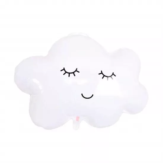 Kirpikli Bulut Folyo Balon 45 cm