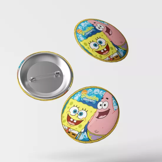 Sünger Bob Temalı İğneli Rozet 1 Adet