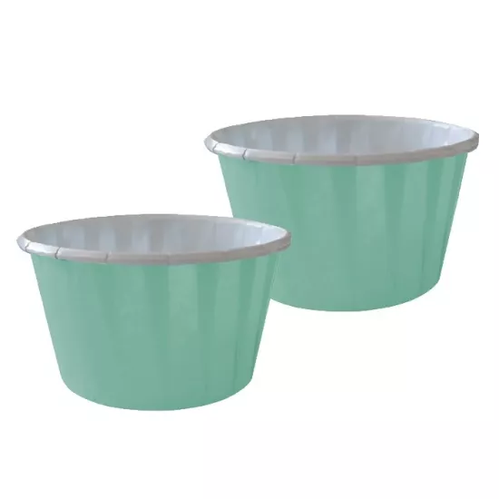 Mint Yeşili Cupcake Kek Kapsülü - 10 Adet