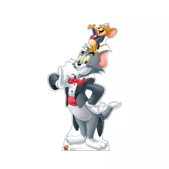 Tom ve Jerry Temalı Çıkartma 12cm