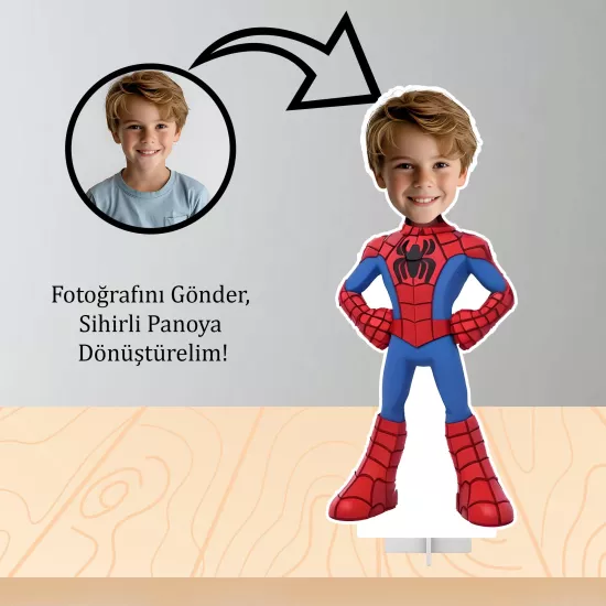 Kişiye Özel Spidey Temalı Masa Panosu