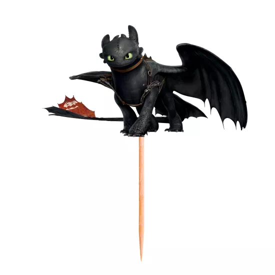 How to Train Your Dragon Temalı Pasta Süsü