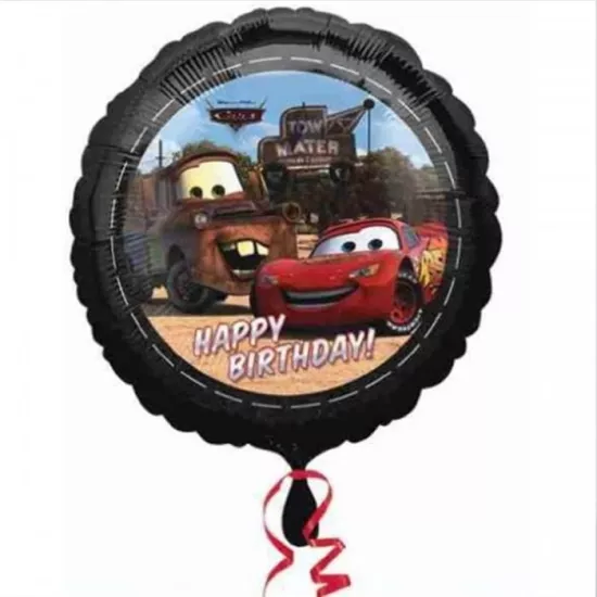 Cars Siyah Folyo Balon