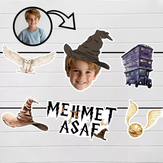 Kişiye Özel İsimli Harry Potter Temalı Afiş