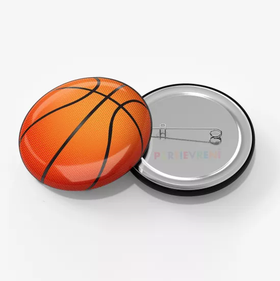 Basketbol Temalı İğneli Rozet 1 Adet