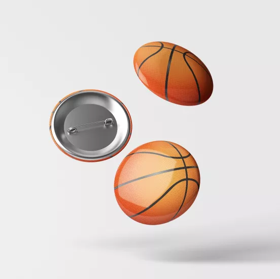 Basketbol Temalı İğneli Rozet 1 Adet