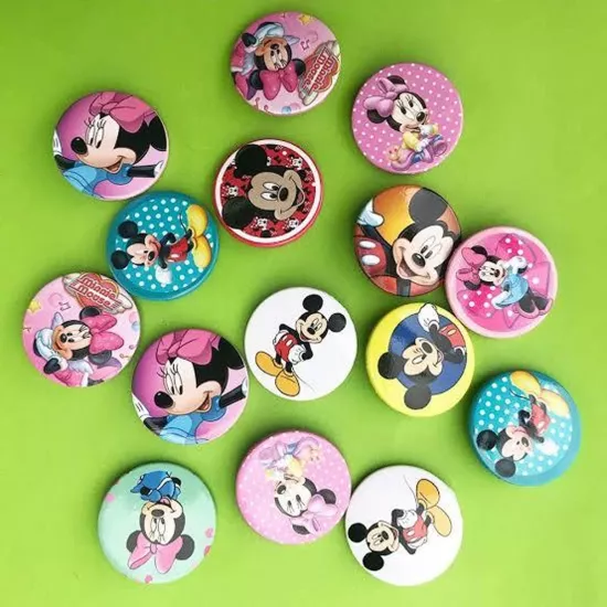 Minnie ve Mickey Mouse Hediyelik Rozet - 5 Adet