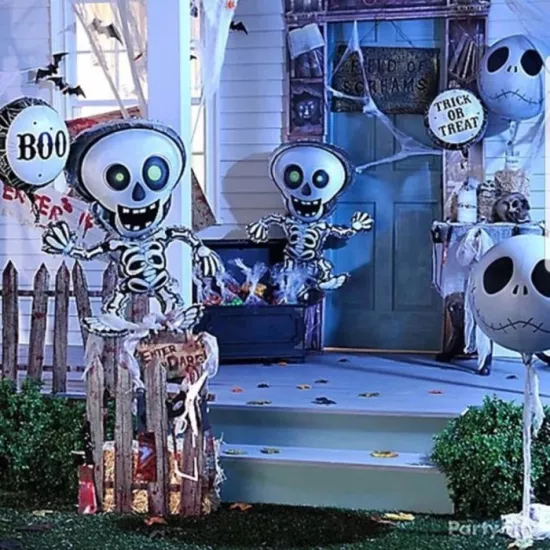 Cadılar Bayramı Temalı İskelet Folyo Balon - 95