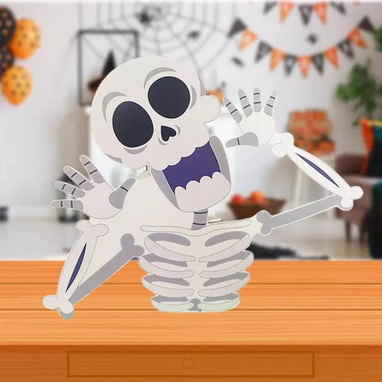 Halloween İskelet Masa Panosu 30cm