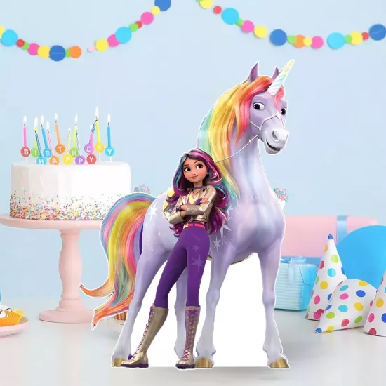 Unicorn Akademisi Temalı Ayaklı Dekor Pano 30 cm