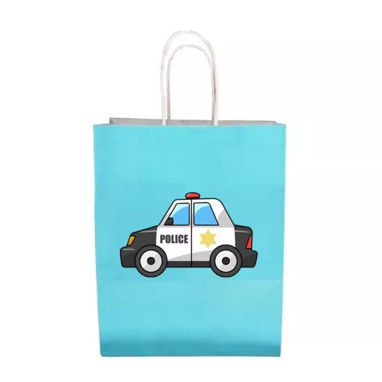 Polis Temalı Karton Çanta