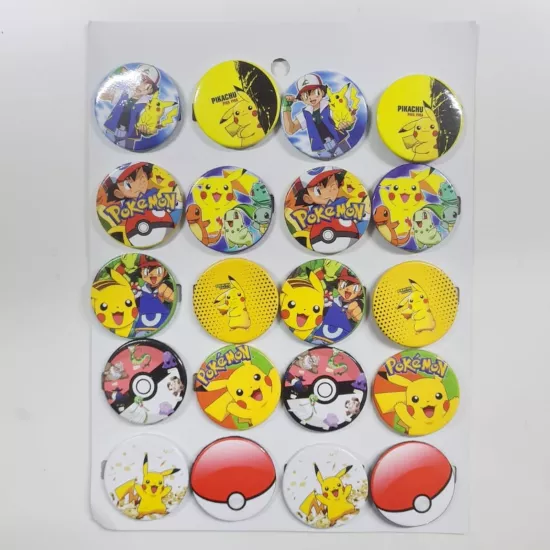 Pokemon Hediyelik Rozet - 5 Adet