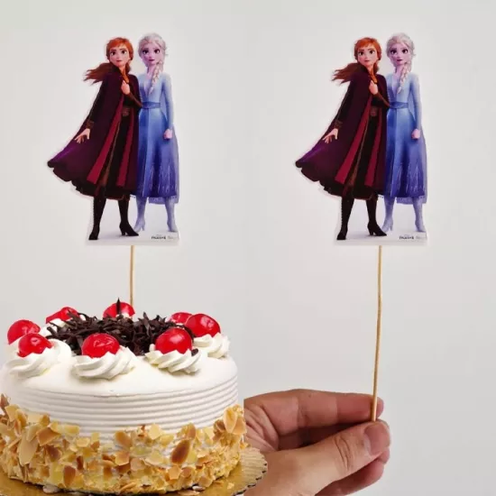 Frozen Çocuk Çubuklu Maket Süs