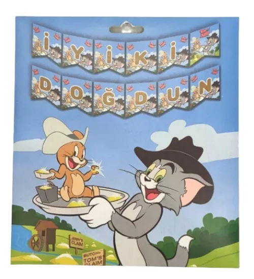 Tom ve Jerry İyi ki Doğdun Banner Afiş