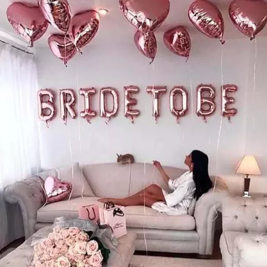 Bekarlığa Veda Kalp Balonlu Set