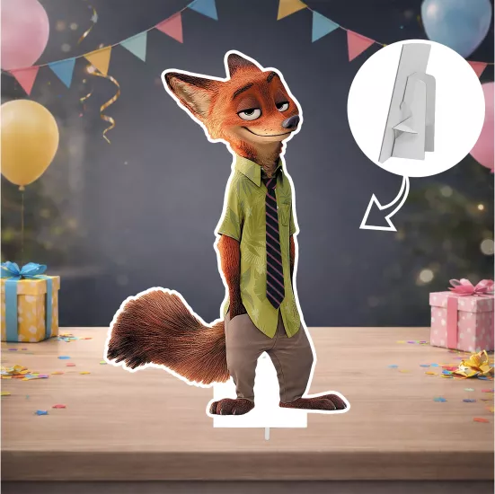 Zootopia Temalı Masa Panosu Nick
