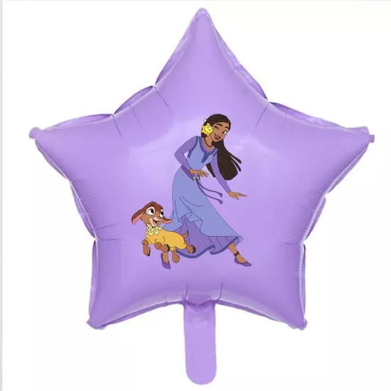 Disney Wish Çıkartmalı Yıldız Folyo Balon