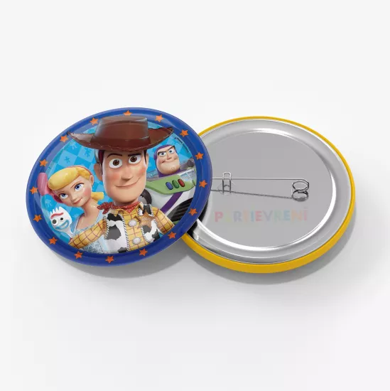 Toy Story Sheriff Woody Temalı İğneli Rozet 1