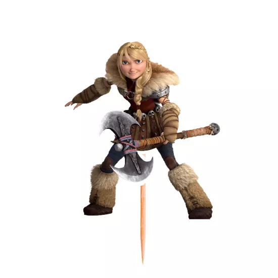 How to Train Your Dragon Temalı Pasta Süsü - Astrid