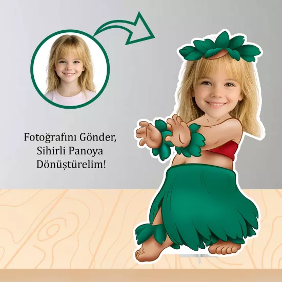 Kişiye Özel Lilo Temalı Ayaklı Pano