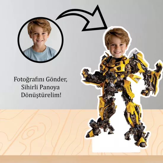 Kişiye Özel Transformers Bumblebee Temalı Masa